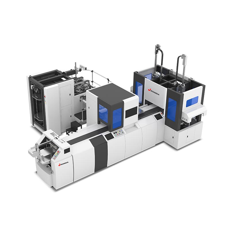 자동 더블 스테이션 리지드 박스 제작 기계